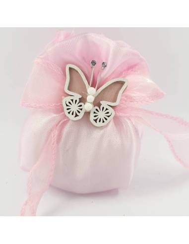 Sacchetti portaconfetti nascita farfalla