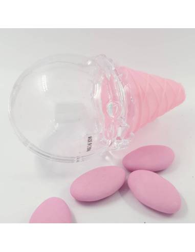 Scatoline portaconfetti nascita bimba, cono gelato