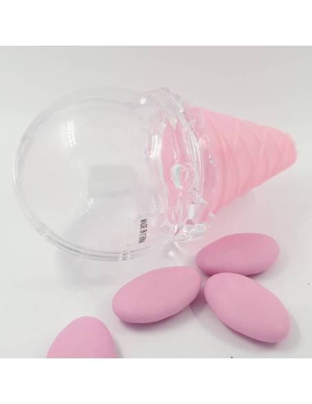 Scatoline portaconfetti nascita bimba, cono gelato