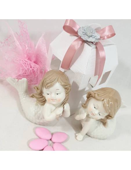 Bomboniere porcellana cresima bimba sirenetta prezzi scontati