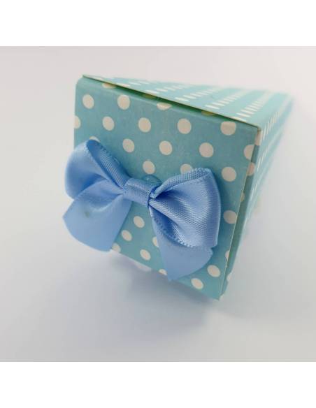 Scatoline portaconfetti celeste  per nascita bambino