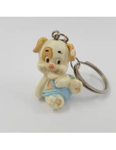 BOMBONIERA CAGNOLINI PORTACHIAVI BATTESIMO NASCITA COMUNIONE CRESIMA COMPLEANNO