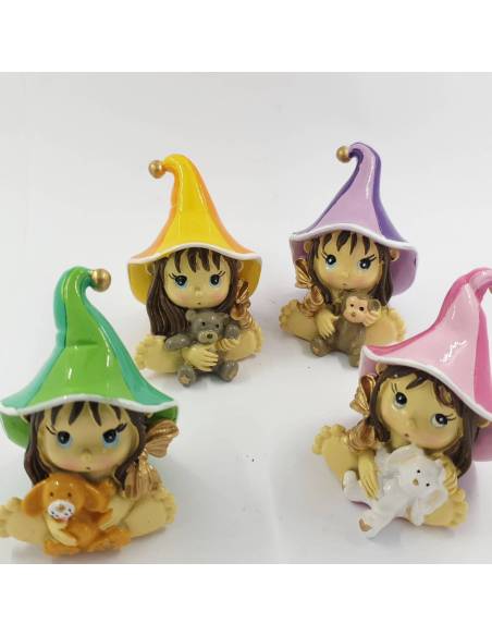 Bomboniere prezzi bassi fata su colonna ideali per cresima comunione battesimo elegante e raffinata