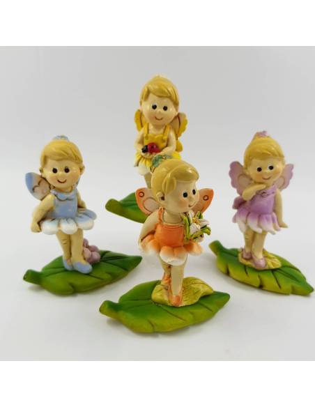 Bomboniere fate dei fiori ideali per battesimo femminuccia confezione inclusa