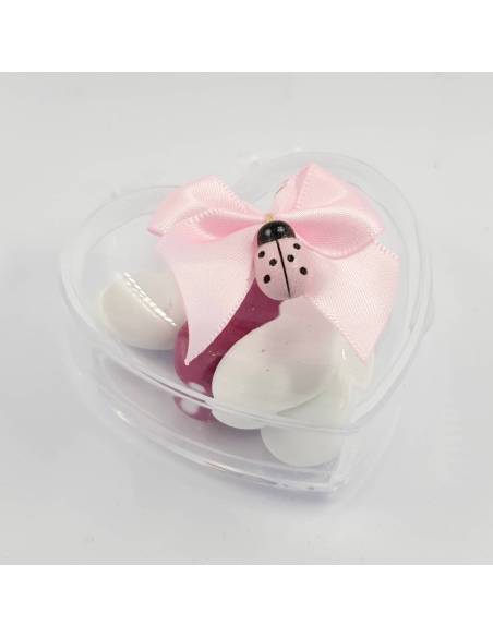 Bomboniera portaconfetti nascita bimba scatolina