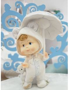 Bomboniere originali idee per battesimo nascita bimbo elefante in campanella campana vetro primo compleanno