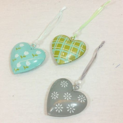 BOMBONIERE CUORE SPOSI MATRIMONIO APPLICAZIONE SHABBY CHIC FAI DA TE CONFEZIONE