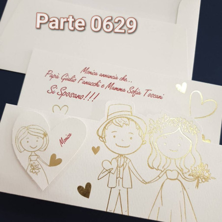 partecipazione omaggio su acquisto bomboniere con promozione