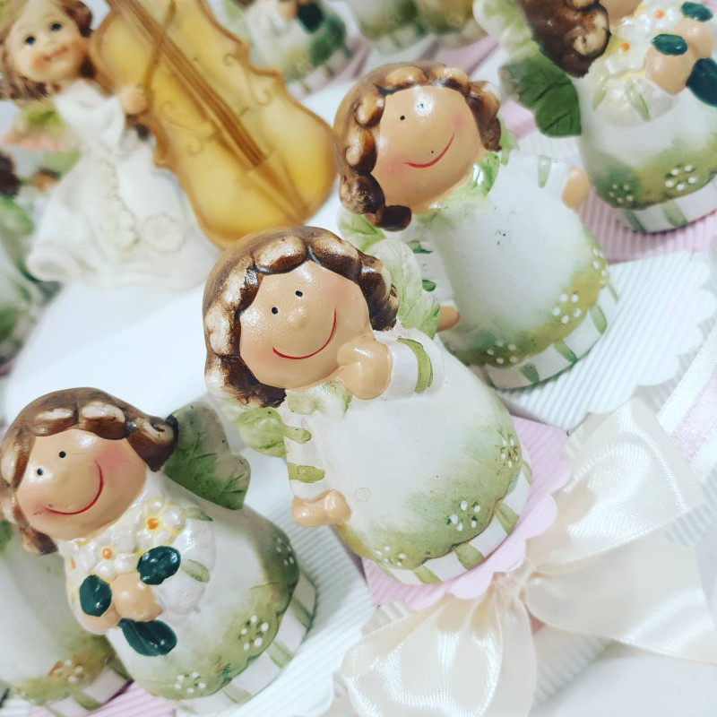 TORTA BOMBONIERE FATA portafoto BAMBINA NASCITA-BATTESIMO-COMUNIONE-CRESIMA-COMPLEANNO