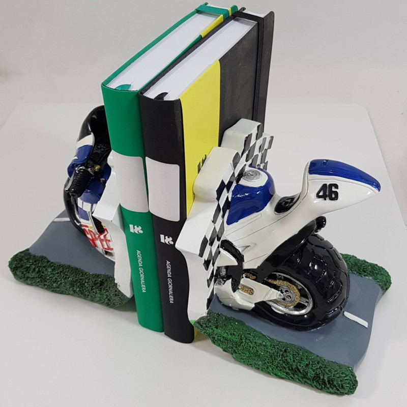 Moto valentino rossi bomboniera utile fermalibro