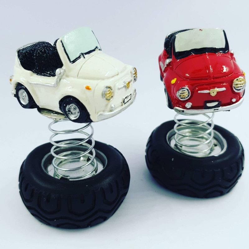 BOMBONIERA MACCHININE CLIP MEMO COMPLEANNO NASCITA BATTESIMO COMUNIONE CRESIMA