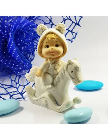 Bomboniere Battesimo su cavalluccio con cappuccio,SindyBomboniere