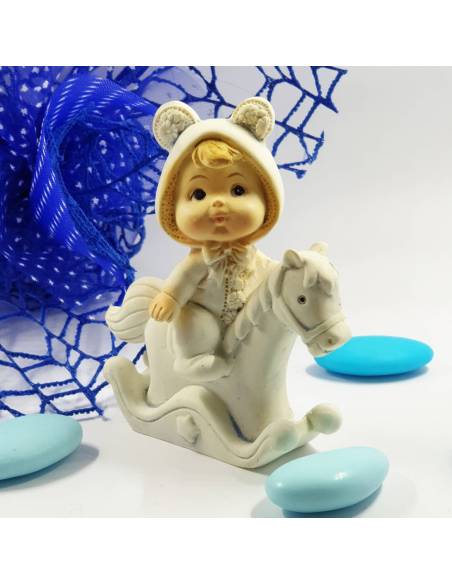 Bomboniere Battesimo su cavalluccio con cappuccio,SindyBomboniere