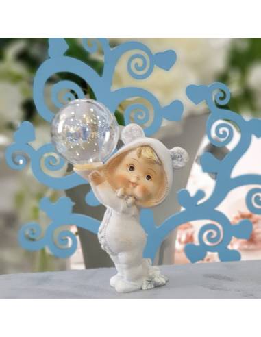 Bambino con tutina seduto con pose assortite con orsacchiotto FAI DA TE ETM QUADRIFOGLIO LINEA LEONOR