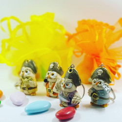 BOMBONIERA PORTACHIAVI gufetto pirata