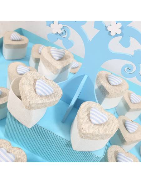 Scatoline portaconfetti nascita albero della vita 32 pz