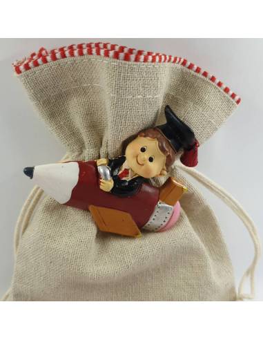 sacchetti laurea calamita tocco nero |Sindy Bomboniere