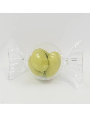Caramella plexiglass scatolina per confetti comunione