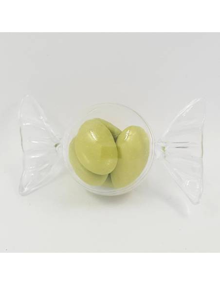 Caramella plexiglass scatolina per confetti comunione