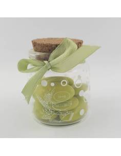 portaconfetti comunione barattolo jhs in rilievo a prezzi stock