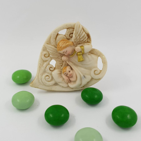 Bomboniere angelo Gabriele cuore stilizzato