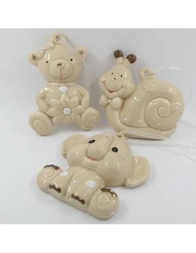 Dumbo bomboniere battesimo porcellana lucida