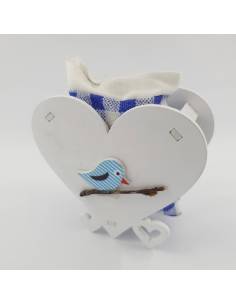 Scatole portaconfetti nascita bimbo uccellino a righe