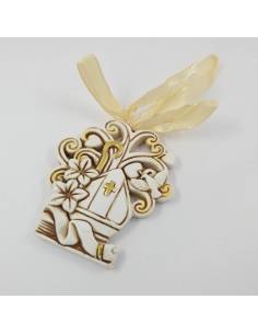 Bomboniere cresima albero della vita oro ciondolo