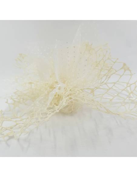 Sacchetti rete comunione con tulle a pois online