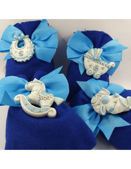Bomboniere Battesimo sacchetti per confetti bimbo da Sindy Bomboniere