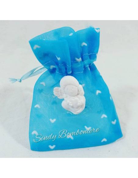 Sacchetti portaconfetti maschietto per Battesimo