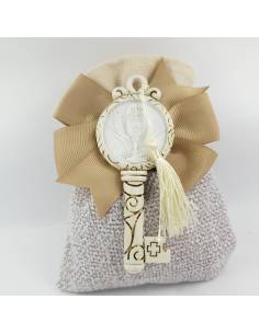 Chiave calice bianco sacchetti economici per comunione