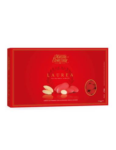 Confetti rossi alla MANDORLA  Rosso per Confettata, Apri Festa, Bomboniere 350 pezzi