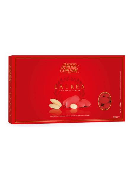 Confetti rossi alla MANDORLA  Rosso per Confettata, Apri Festa, Bomboniere 350 pezzi