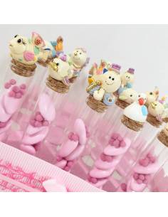 Bomboniere bambina provetta animaletti acquatici 2