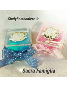 Bomboniere Battesimo Sacre in plexiglas