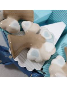 Torta bomboniere albero della vita porcellana maschietto 2