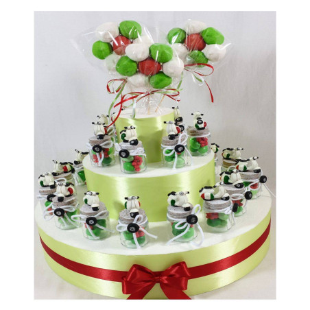 BOMBONIERE VESPA vespette italia portaconfetti con tappo in sughero