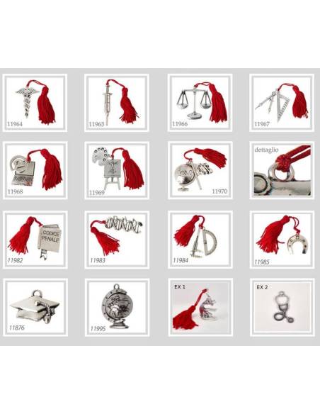 Bomboniere laurea pergamena targhetta incisa per ogni facoltà