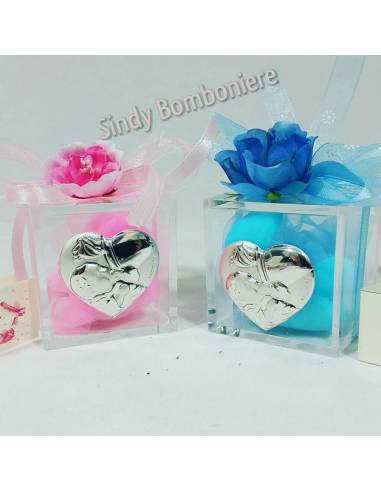 Bomboniere icona Sacra Battesimo scatola portaconfetti