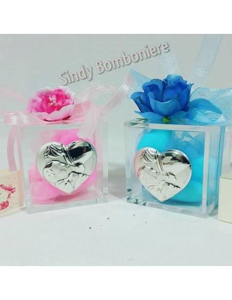 Bomboniere icona Sacra Battesimo scatola portaconfetti