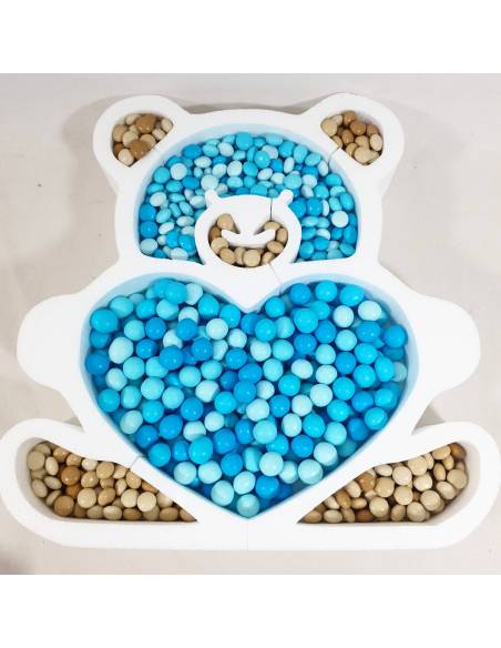 Contenitore confettata orsetto in polistirolo