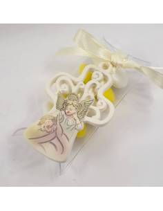 Portaconfetti scatoline Battesimo angelo ciondolo