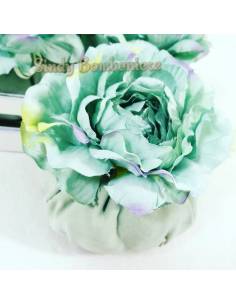 Sacchetti matrimonio fiore peonia tiffany 2