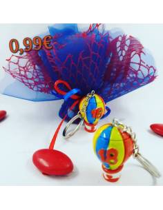 Portachiavi mongolfiera bomboniere 18 anni ragazzo fai da te