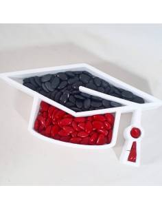 Contenitore per confettata laurea tocco