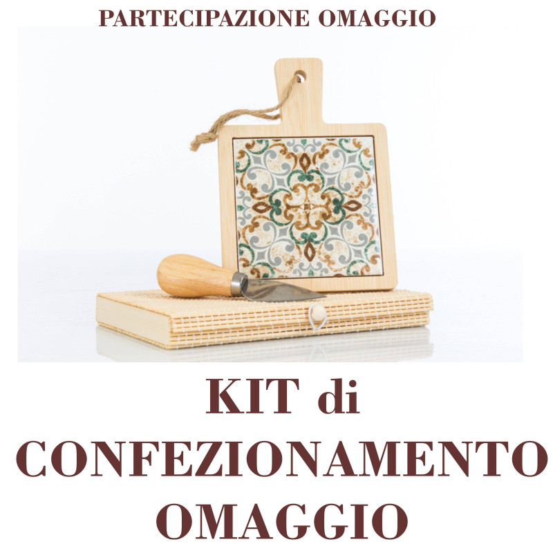 Tagliere Cuorematto bomboniere utili decoro maiolica