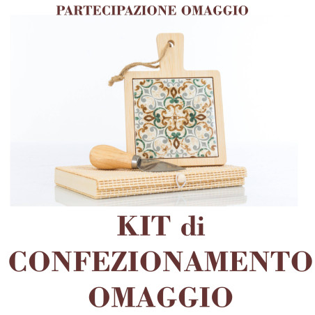 Tagliere Cuorematto bomboniere utili decoro maiolica