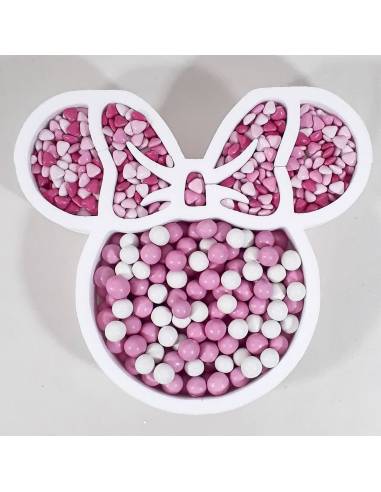 Contenitore in polistirolo confettata minnie