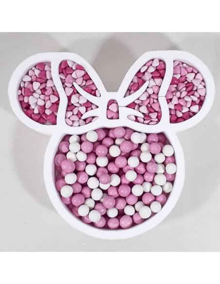 Contenitore in polistirolo confettata minnie